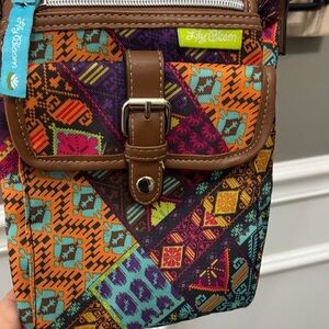 Lily Bloom Colorful Geometric Backpack